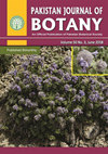 PAKISTAN JOURNAL OF BOTANY雜志封面